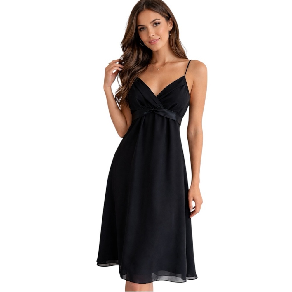 Onyx Nite Sz 10 Petite LBD Little Black Dress